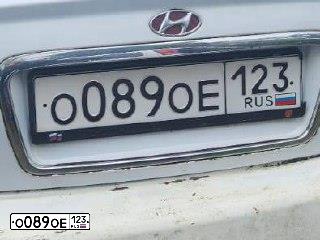 Фото автомобиля MAZDA A 6, 2010 — госномер О089ОВ123. Цвет: Белый