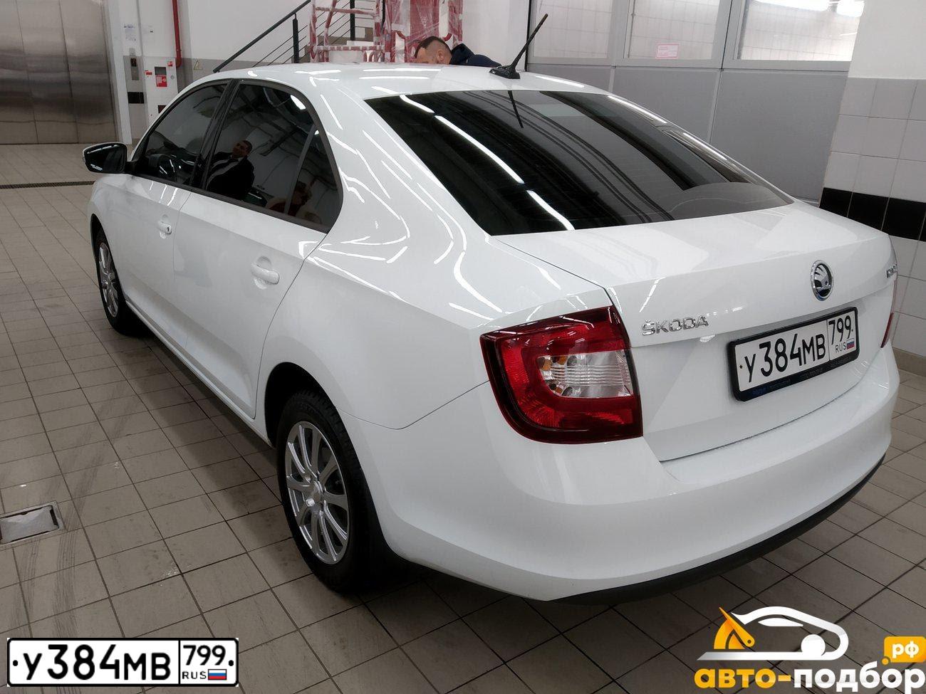 Фото автомобиля SKODA RAPID, 2018 — госномер О550ВН790