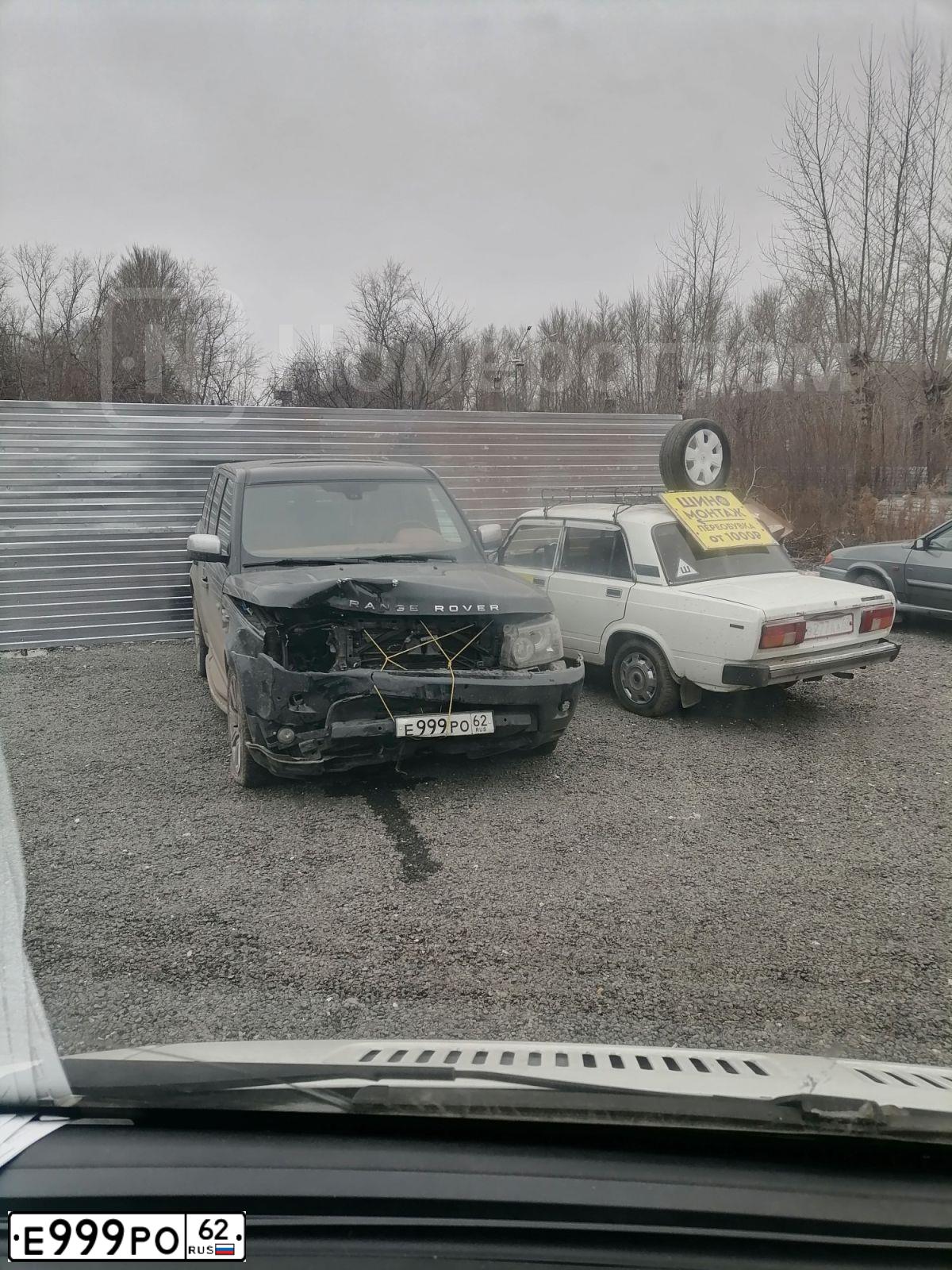Фото автомобиля LANDROVER RANGE ROVER SPORT, 2011 — госномер Х047УА62. Цвет: ЧЕРНЫЙ