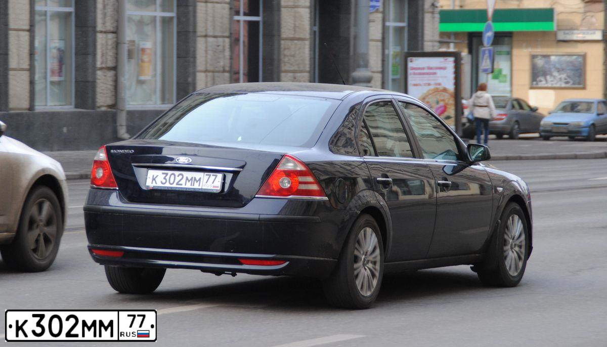 Фото автомобиля FORD MONDEO, 2006 — госномер К302ММ77. Цвет: СИНИЙ ТЕМНЫЙ