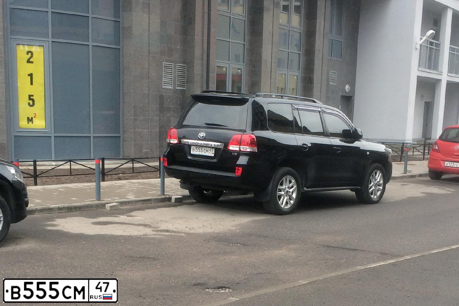Фото автомобиля TAGAZ SONATA, 2007 — госномер В580ХУ178. Цвет: ЧЕРНЫЙ