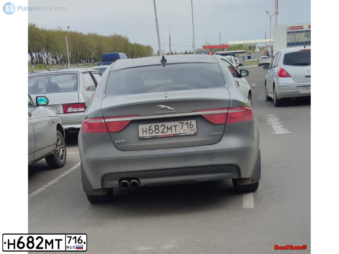 Фото автомобиля JAGUAR XF-SERIE, 2016 — госномер А861ОС716. Цвет: СЕРЫЙ