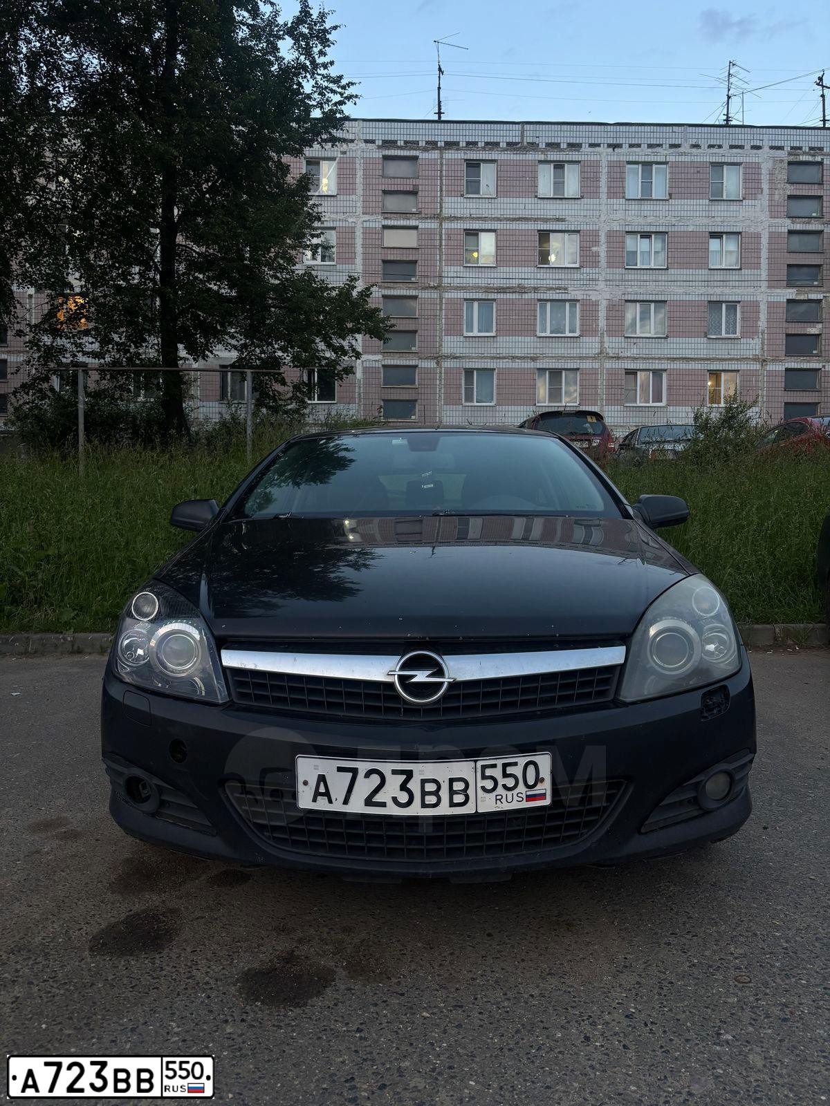 Фото автомобиля OPEL ASTRA, 2008 — госномер А723ВВ550. Цвет: ЧЕРНЫЙ