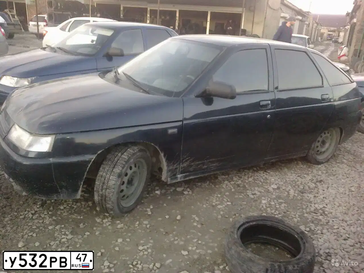 Фото автомобиля LADA 2112 LADA, 2005 — госномер О067ХА05. Цвет: ЧЕРНЫЙ