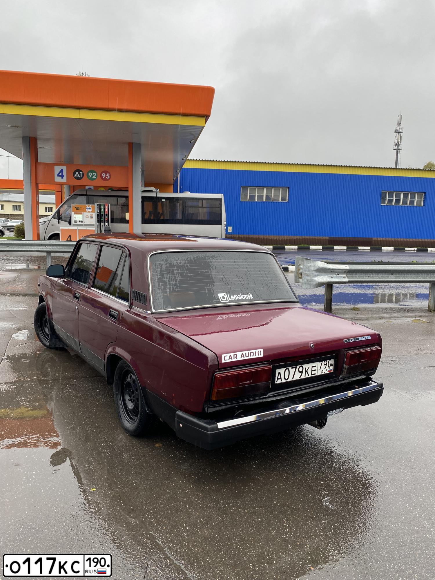 Фото автомобиля LADA 2107 LADA, 2008 — госномер С382ТА69. Цвет: ВИШНЕВЫЙ ТЕМНЫЙ