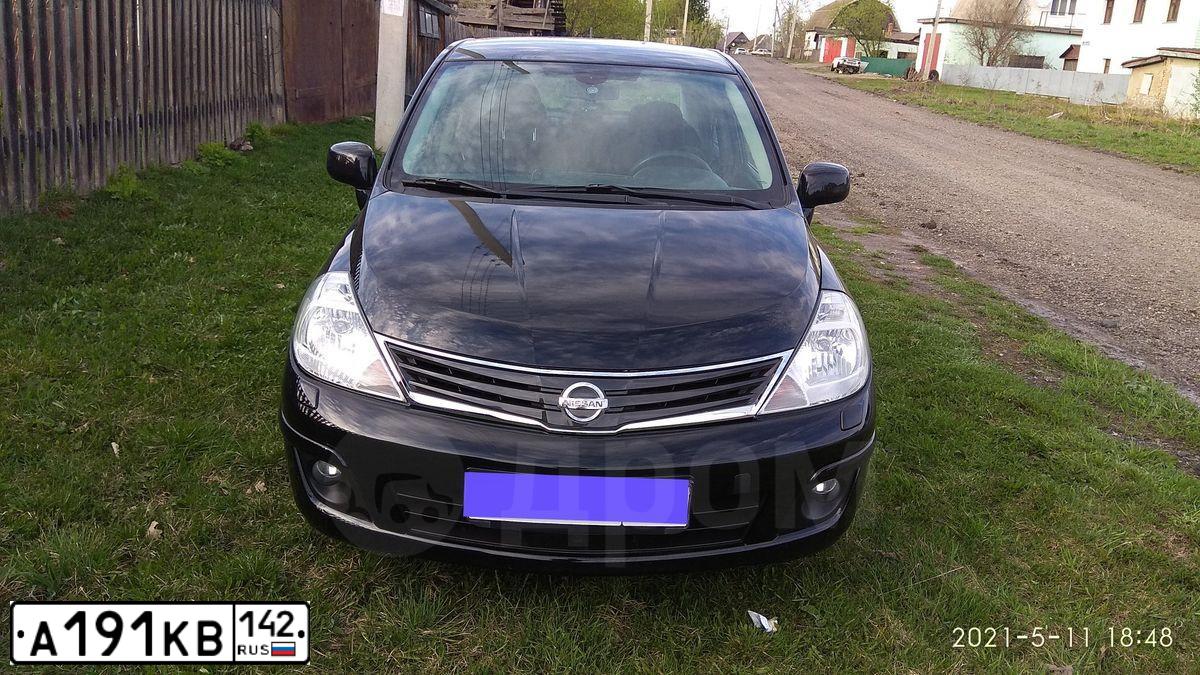 Фото автомобиля NISSAN TIIDA, 2012. Цвет: ЧЕРНЫЙ