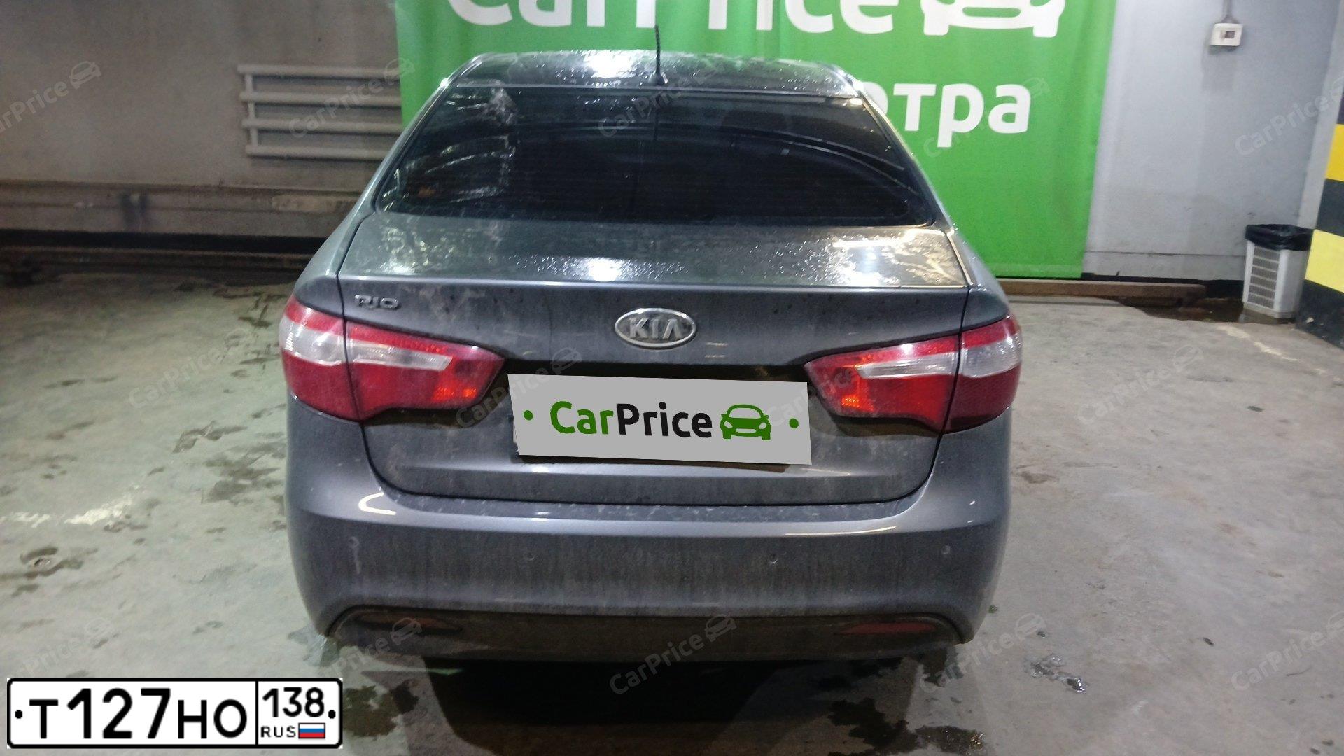 Фото автомобиля KIA RIO, 2012 — госномер М194ВС178. Цвет: СЕРЫЙ