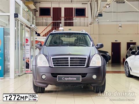 Фото автомобиля SSANGYONG REXTON, 2011 — госномер Р644ОЕ797. Цвет: БОРДОВЫЙ