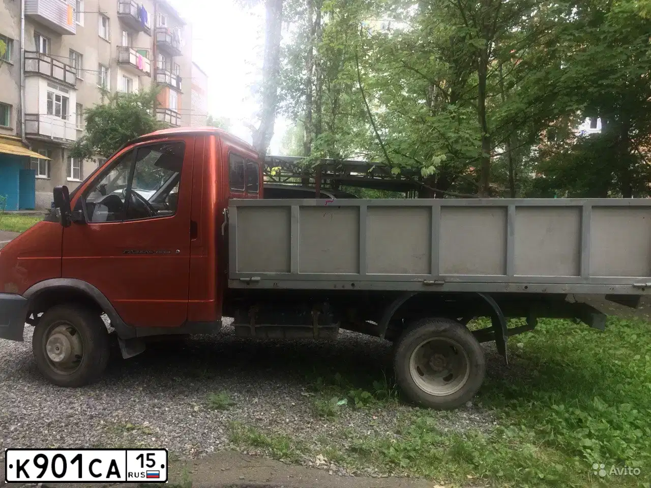 Фото автомобиля GAZ 3302 EL, 2010 — госномер Н461ЕУ44. Цвет: ОРАНЖЕВЫЙ