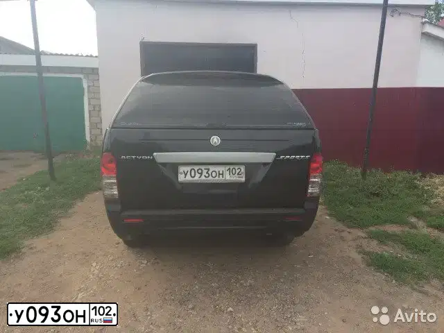 Фото автомобиля SSANGYONG ACTYON, 2008 — госномер В356ЕР716. Цвет: ЧЕРНЫЙ