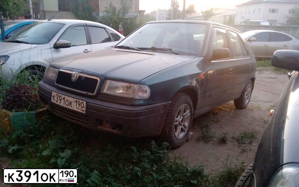 Фото автомобиля SKODA FELICIA, 1998 — госномер К232ТХ69. Цвет: ЗЕЛЕНЫЙ