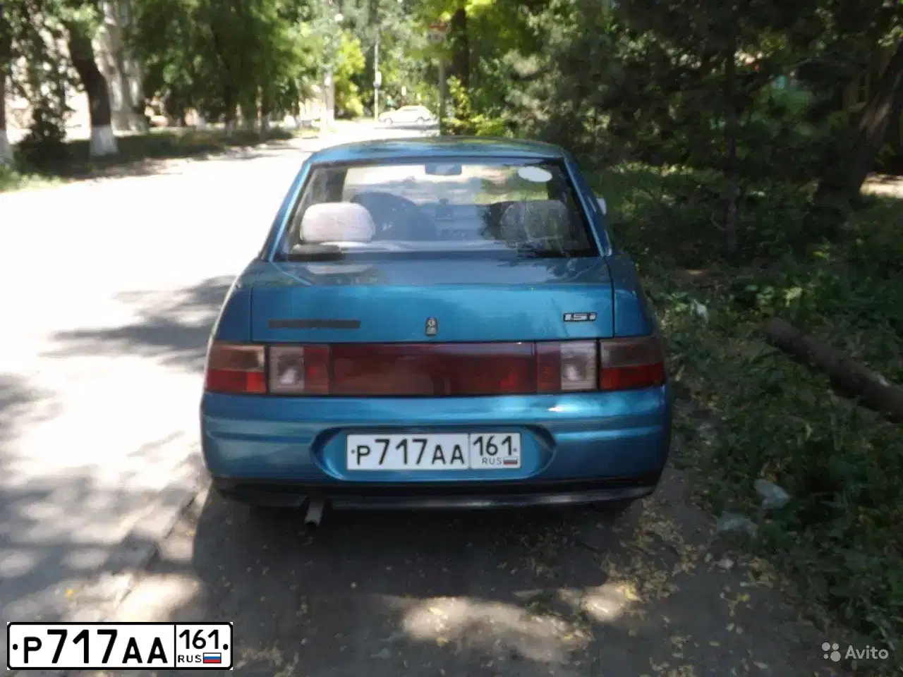 Фото автомобиля LADA 2110, 1999 — госномер Р717АА161. Цвет: СЕРЕБРИСТЫЙ СИНЕ-ЗЕЛЕНЫЙ