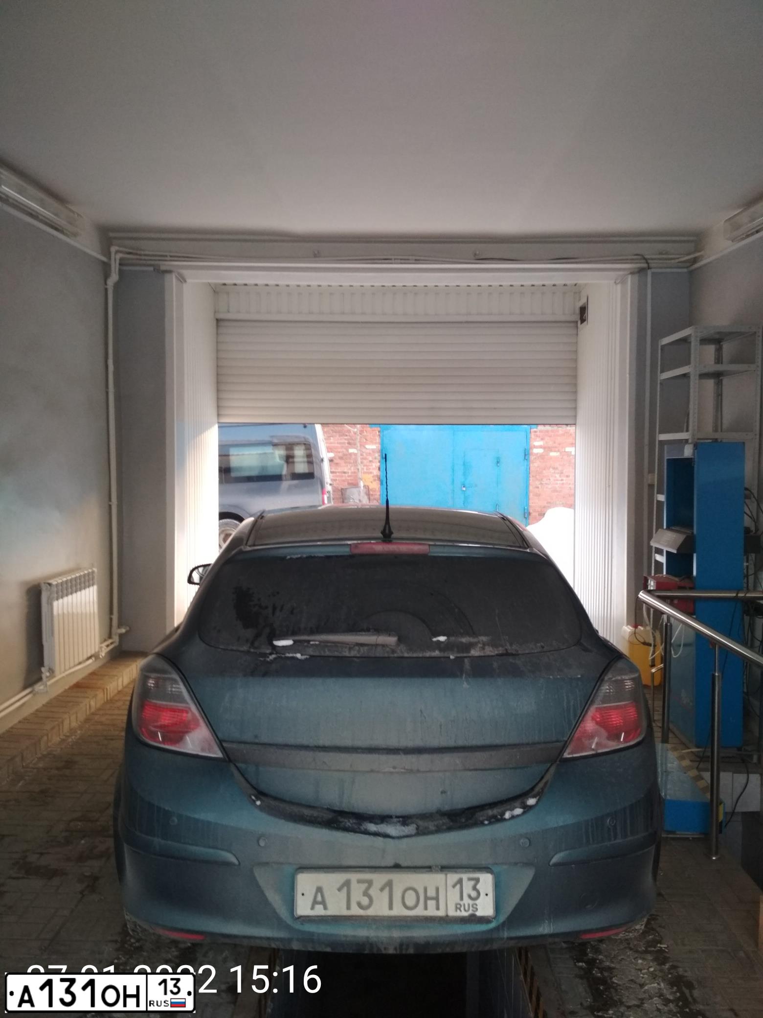 Фото автомобиля OPEL ASTRA, 2007 — госномер А131ОН13. Цвет: Темно-синий
