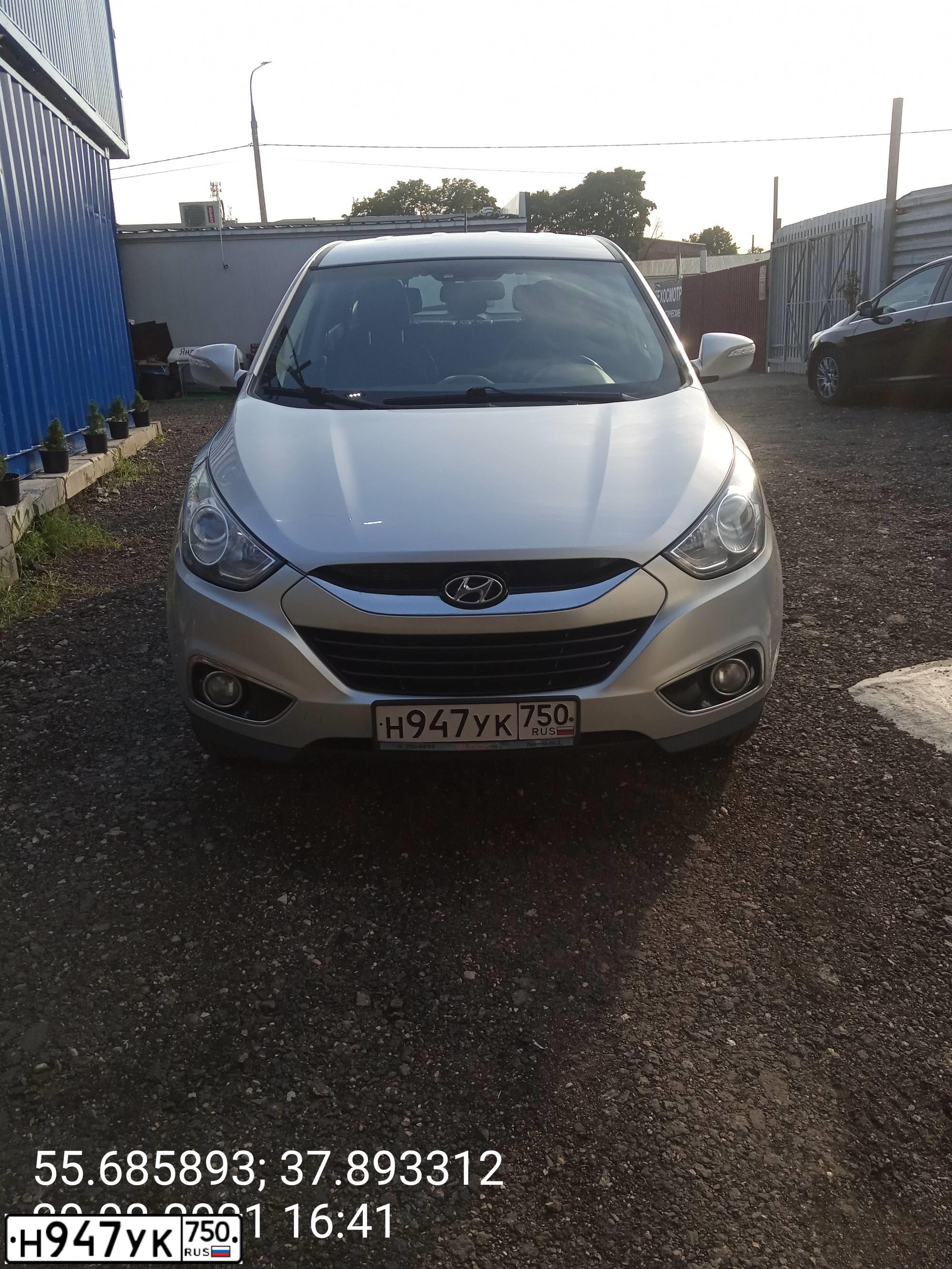 Фото автомобиля HYUNDAI IX35, 2013 — госномер Н203ОЕ761