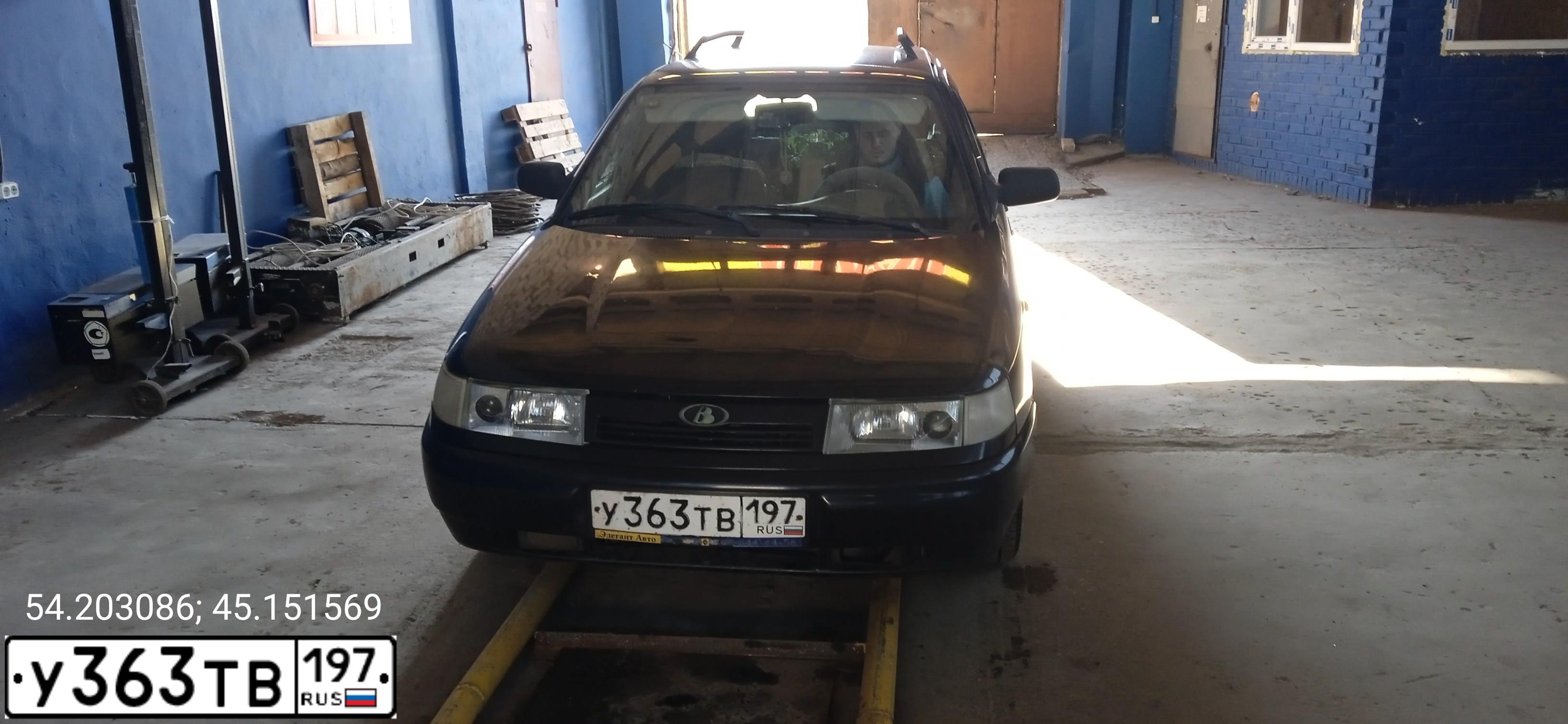 Фото автомобиля BOGDAN 2110/2111, 2012 — госномер М455НВ13. Цвет: ЧЕРНЫЙ