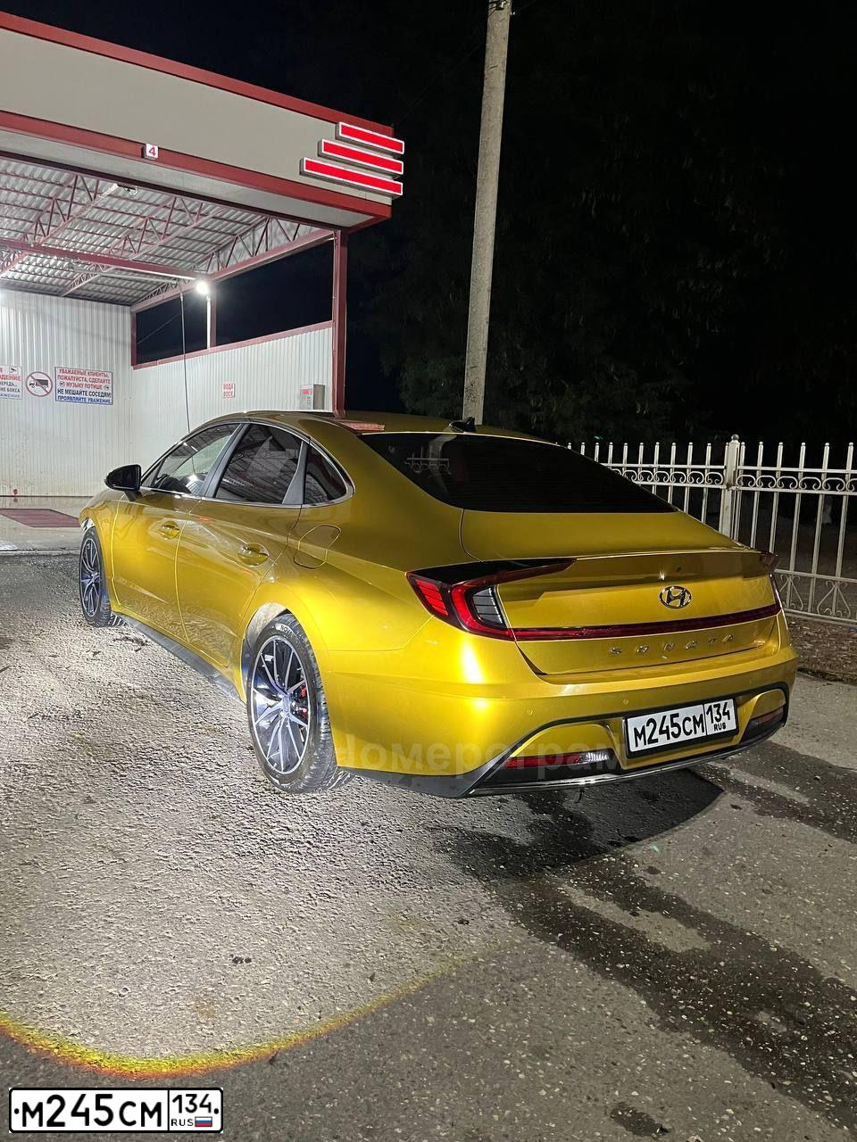 Фото автомобиля HYUNDAI SONATA, 2019 — госномер М245СМ134