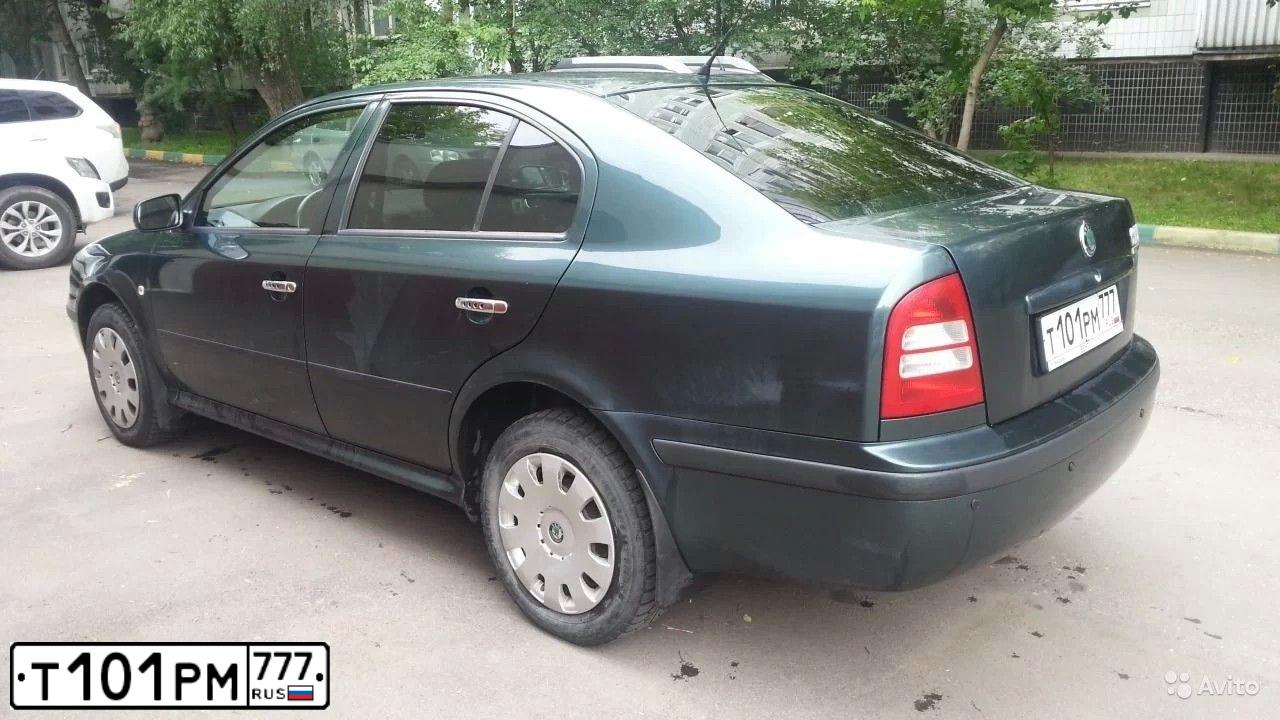 Фото автомобиля SKODA OCTAVIA, 2005 — госномер Т101РМ777. Цвет: ЗЕЛЕНЫЙ