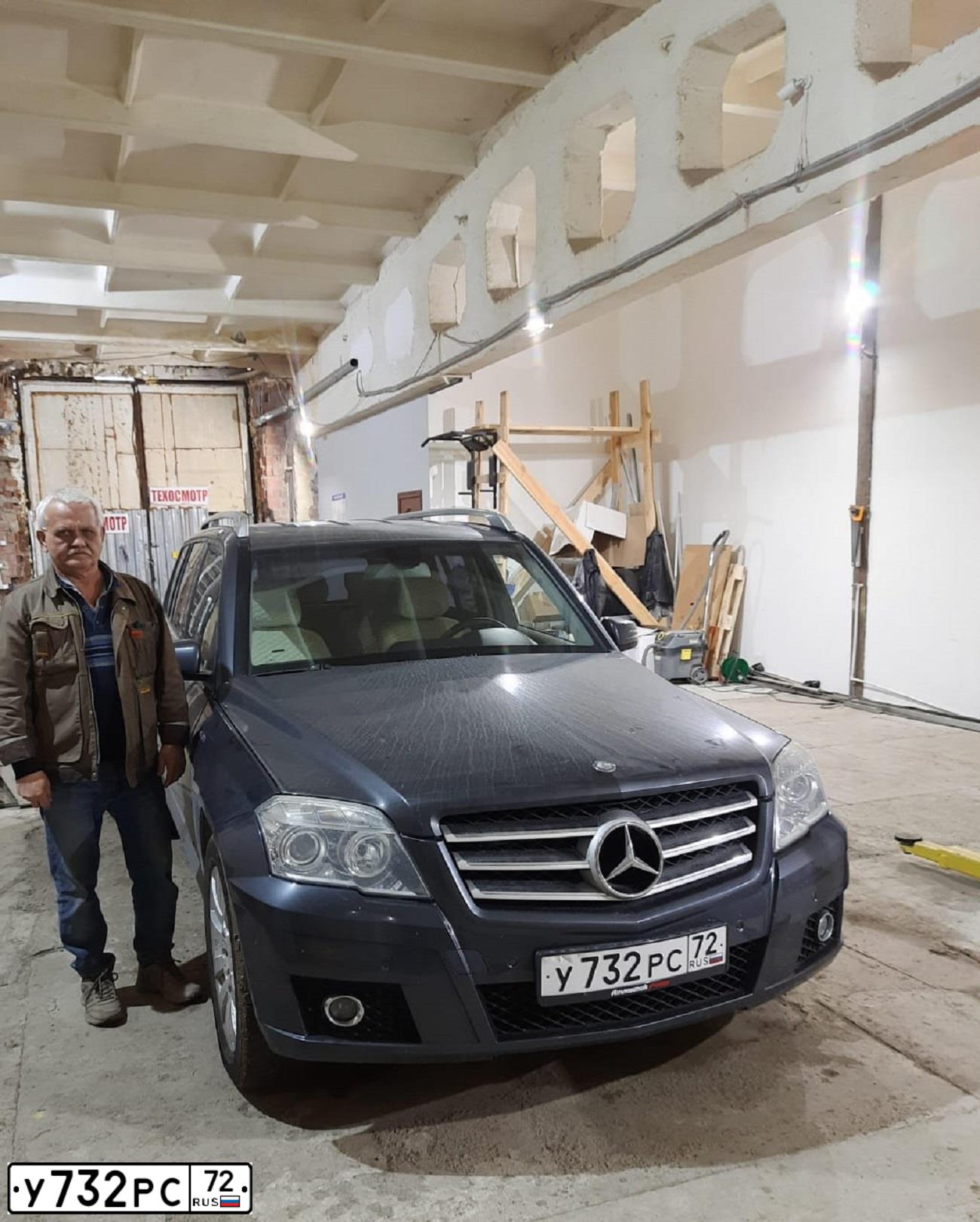 Фото автомобиля MERCEDES-BENZ GLK220, 2011 — госномер Х174МА196
