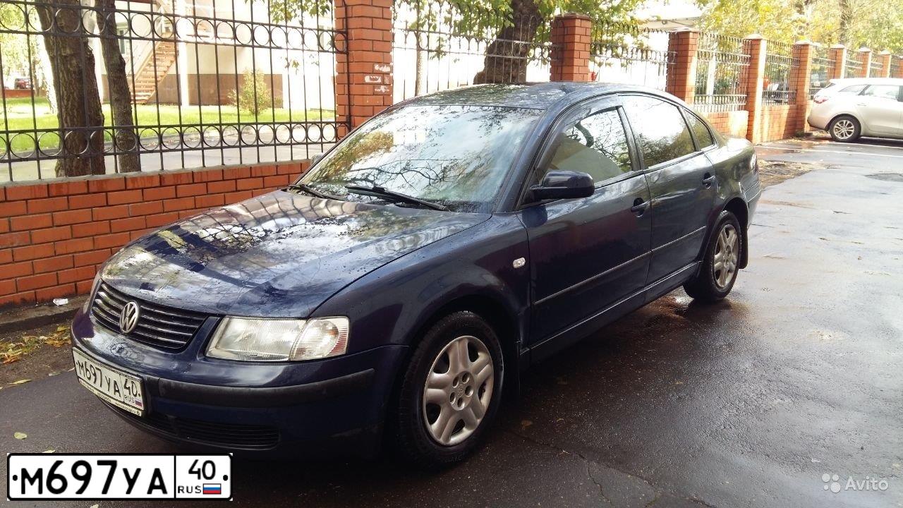 Фото автомобиля VOLKSWAGEN PASSAT, 1998 — госномер В591ТХ797. Цвет: синий