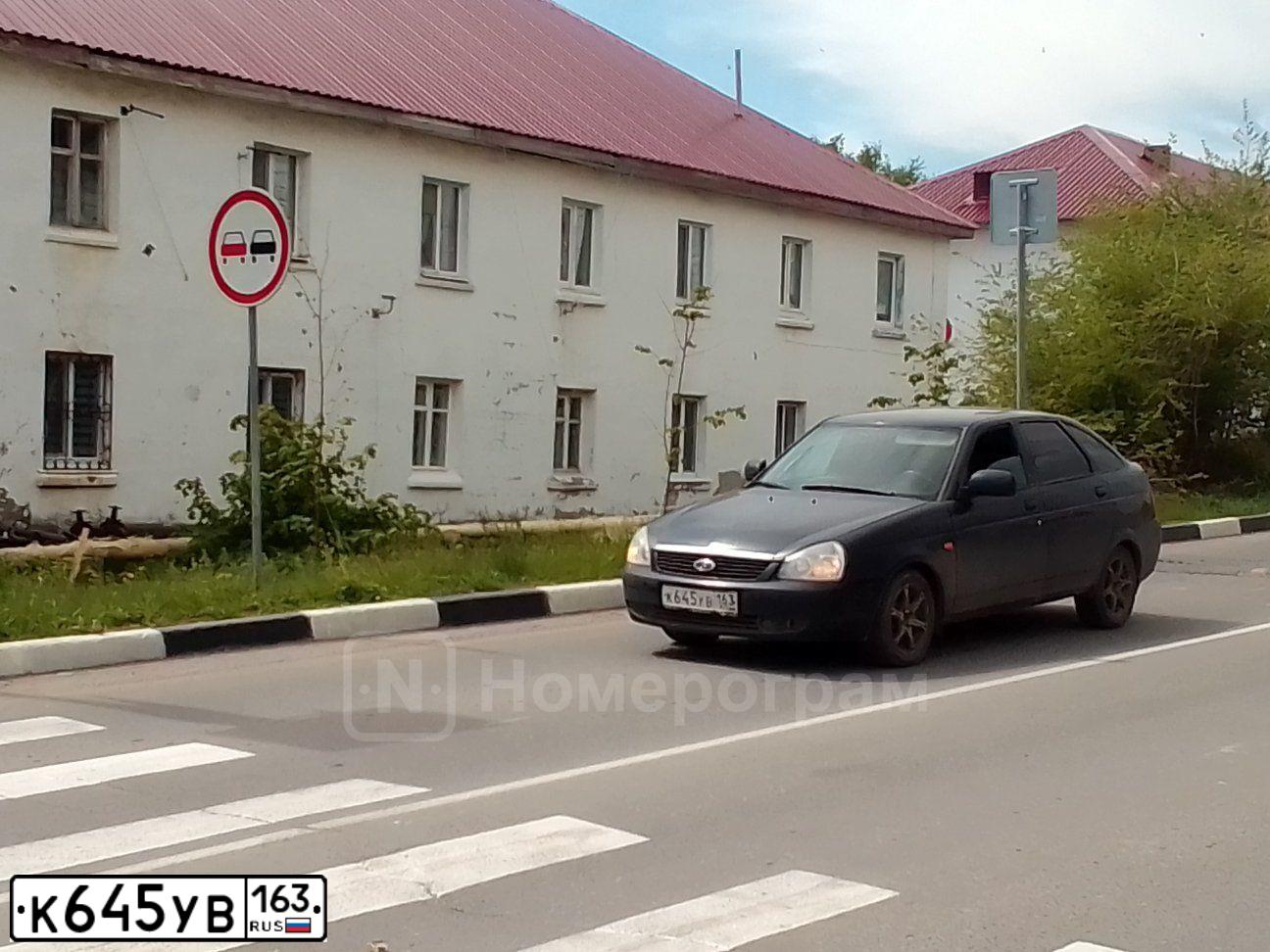 Фото автомобиля LADA 2172 PRIORA, 2008 — госномер К645УВ163. Цвет: ГРАФИТОВЫЙ МЕТАЛЛИК
