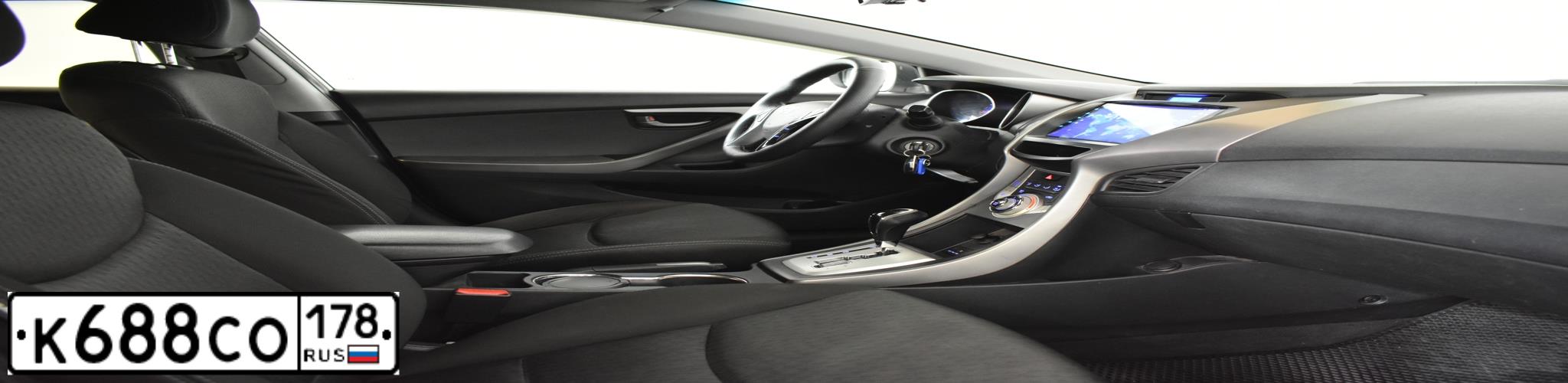 Фото автомобиля HYUNDAI ELANTRA, 2011 — госномер К688СО178. Цвет: СЕРЫЙ