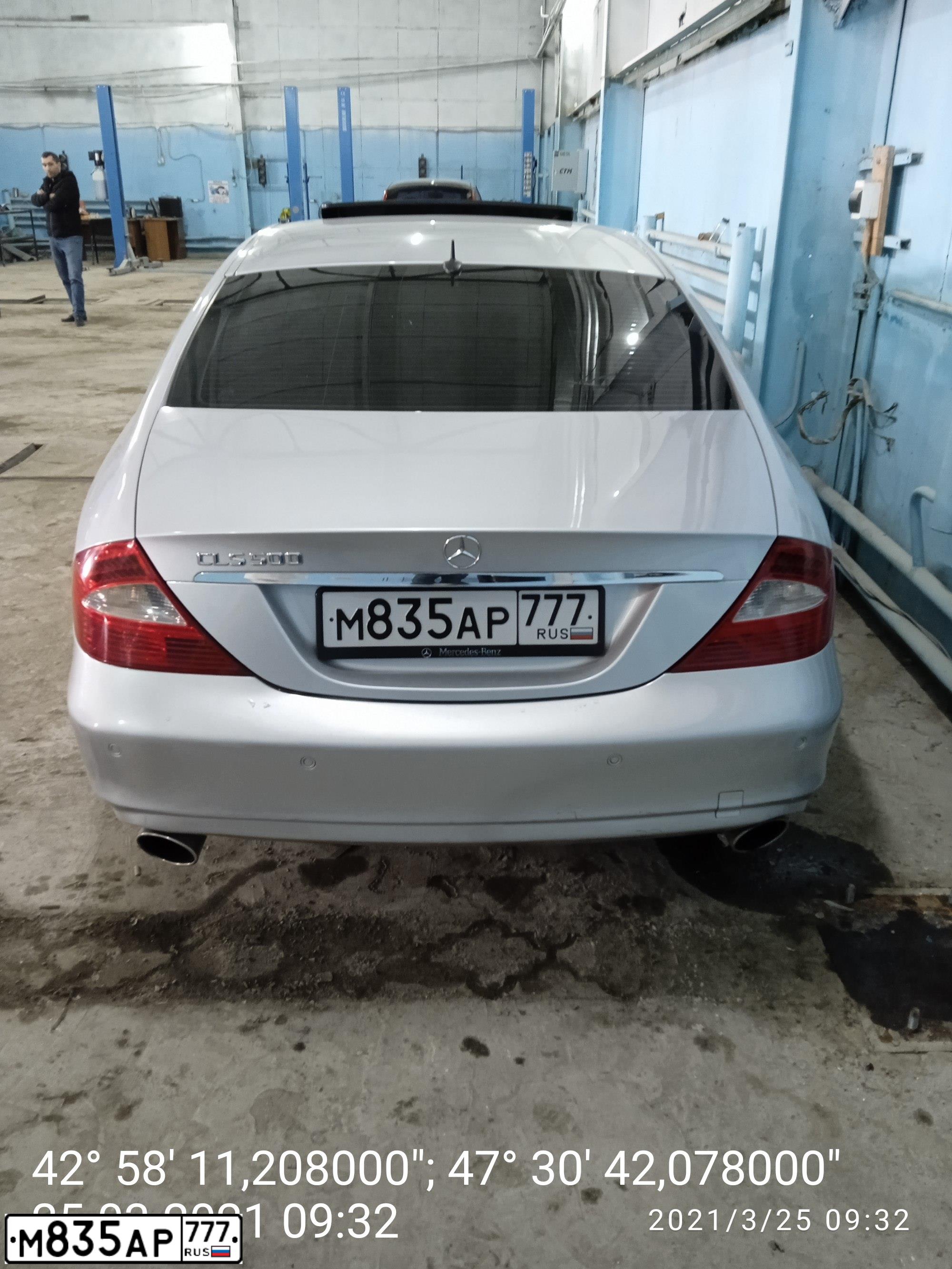 Фото автомобиля MERCEDES CLS-KLASSE, 2005 — госномер О611ХС44