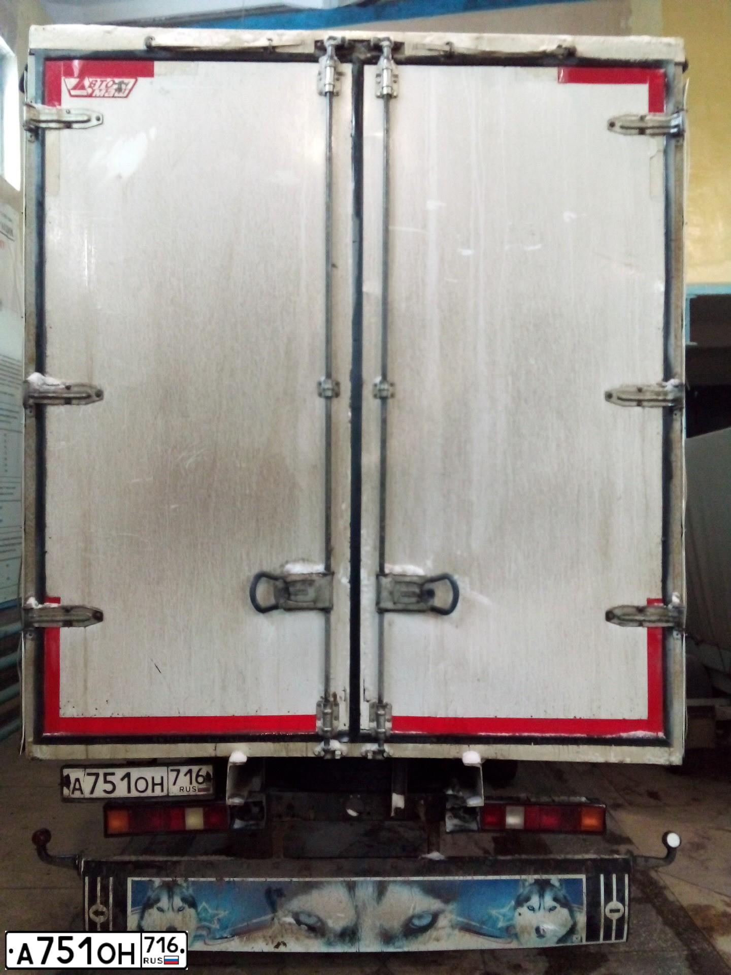 Фото автомобиля ГАЗ 2844SA, 2018 — госномер Н259УР73. Цвет: Белый