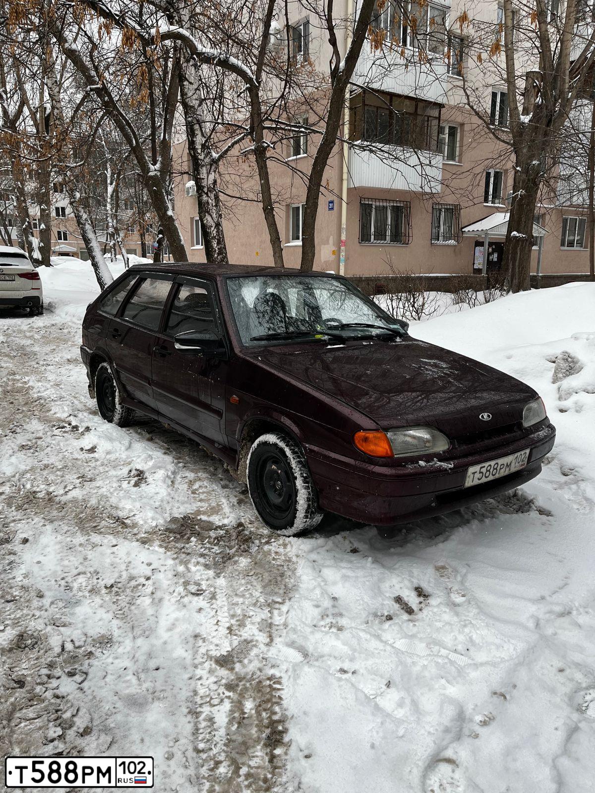 Фото автомобиля LADA 2114 SAMARA, 2011 — госномер Т588РМ102. Цвет: ТЕМНО-ВИШНЕВЫЙ