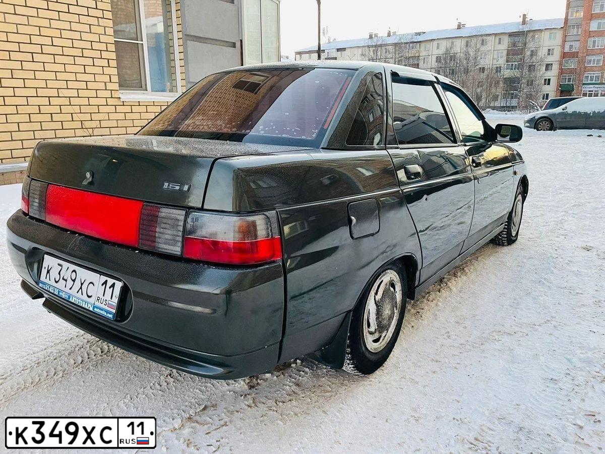 Фото автомобиля LADA 2110, 2006 — госномер Р830ТА11. Цвет: Темно-зеленый
