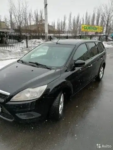 Фото автомобиля FORD FOCUS, 2008 — госномер В033ЕК136. Цвет: ЧЕРНЫЙ