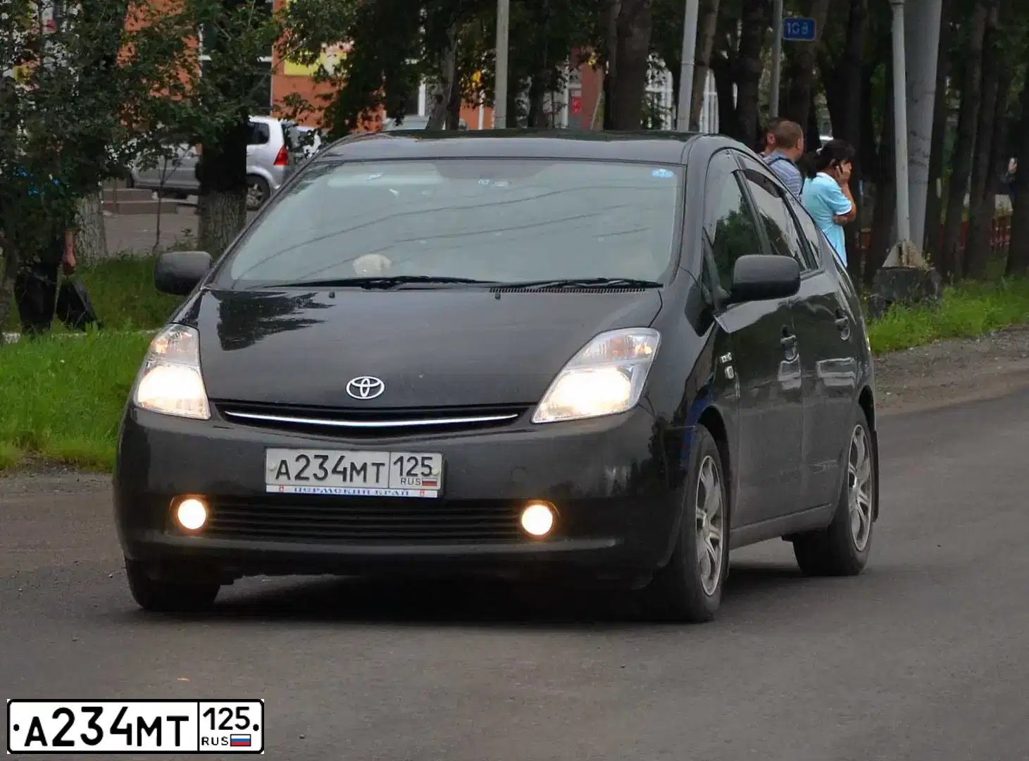 Фото автомобиля TOYOTA PRIUS, 2008 — госномер А234МТ125