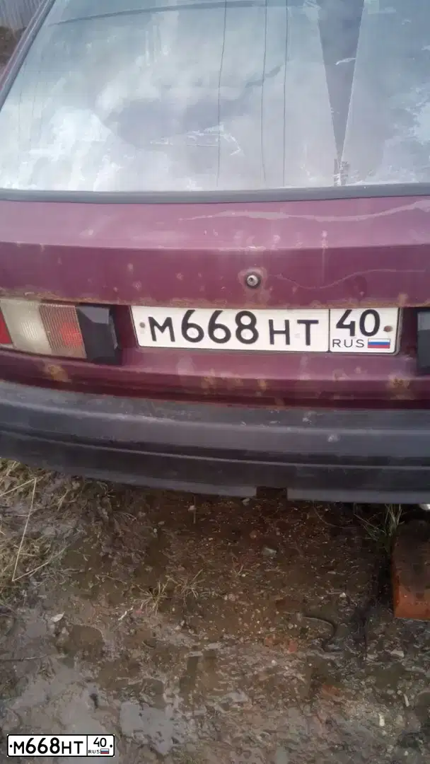 Фото автомобиля IZH 2126, 2001 — госномер М418АТ40. Цвет: СИНИЙ