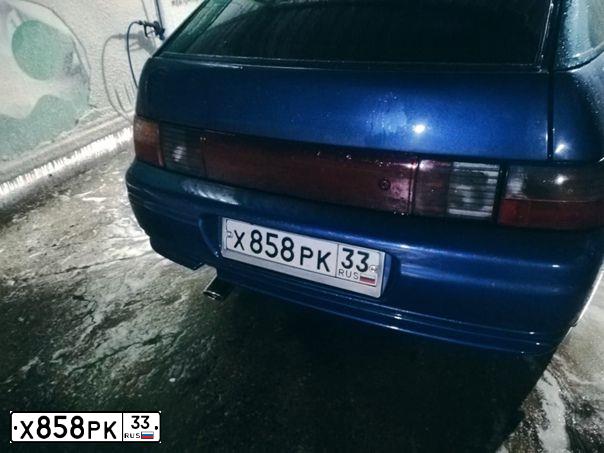 Фото автомобиля LADA 2112 LADA, 2005 — госномер С760ТО33. Цвет: сине-зеленый