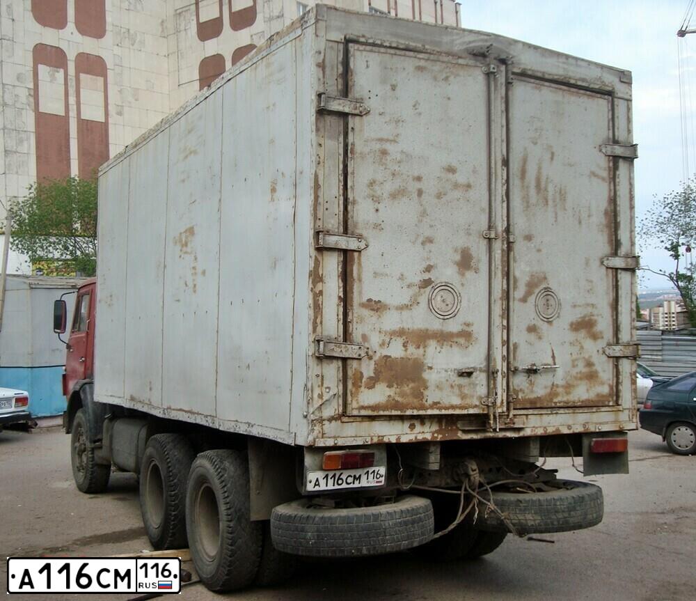 Фото автомобиля KAMAZ Z 5320 6X4, 1992 — госномер А116СМ116. Цвет: ЗЕЛЕНЫЙ