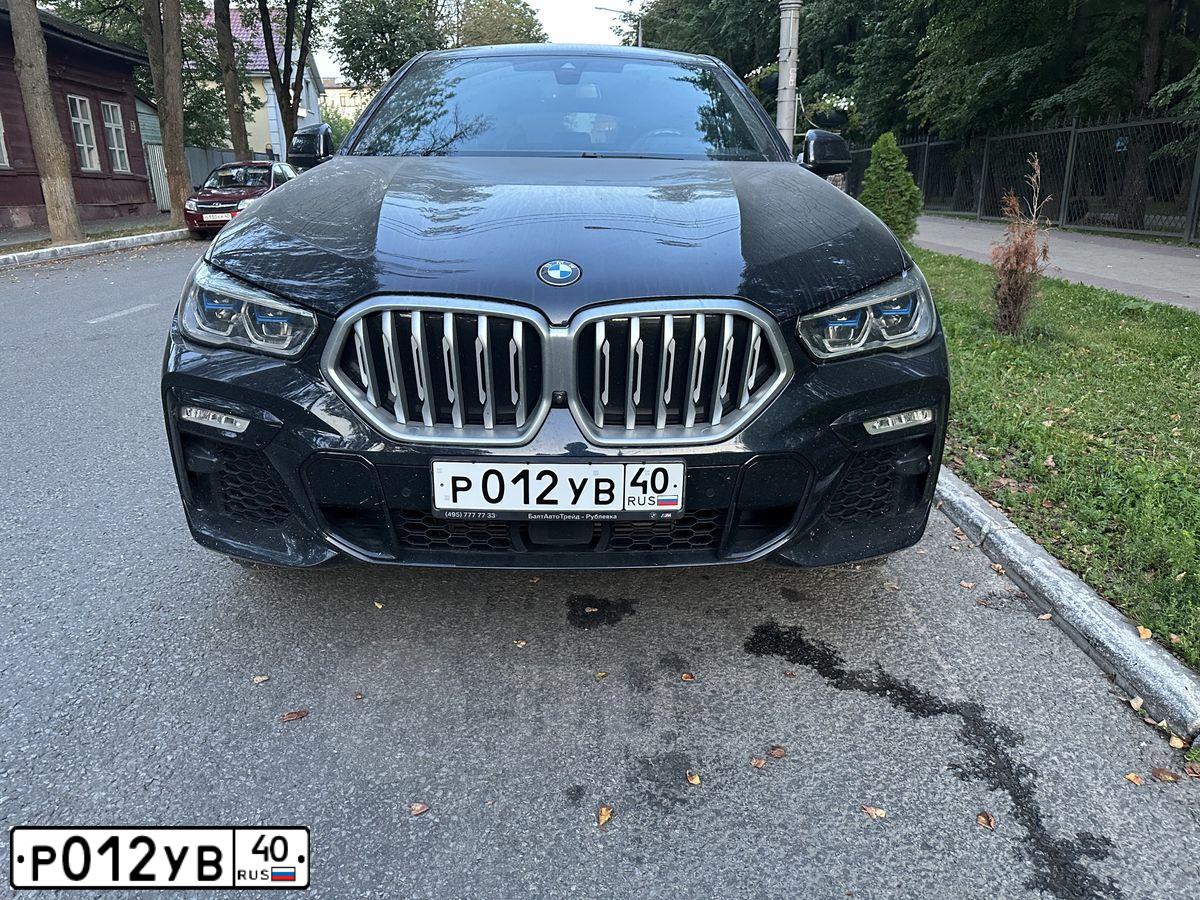 Фото автомобиля BMW X6, 2020 — госномер Р012УВ40