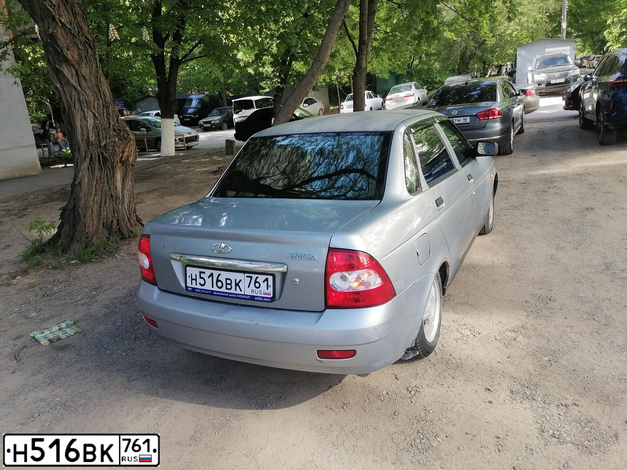 Фото автомобиля LADA PRIORA, 2007 — госномер К381КМ761