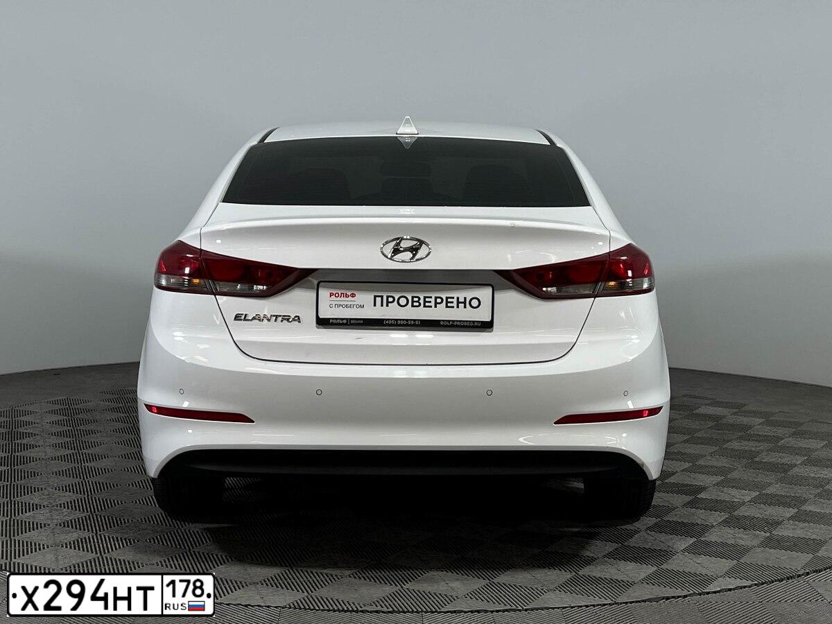 Фото автомобиля HYUNDAI ELANTRA, 2017 — госномер Н070РМ790