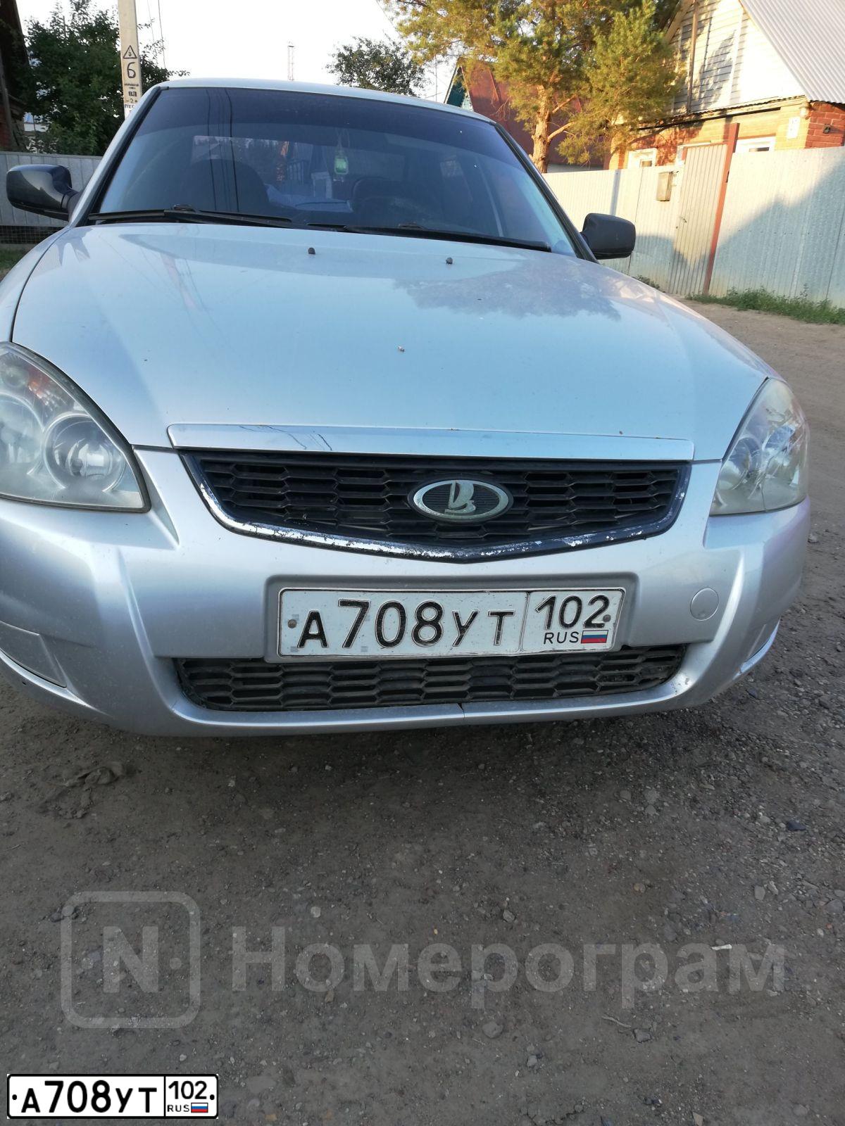 Фото автомобиля LADA 2170 PRIORA, 2007 — госномер В430ЕВ156. Цвет: Светло-Серебристый металлик