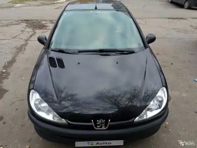 Фото автомобиля PEUGEOT 206, 2008 — госномер С542СН199. Цвет: ЧЕРНЫЙ