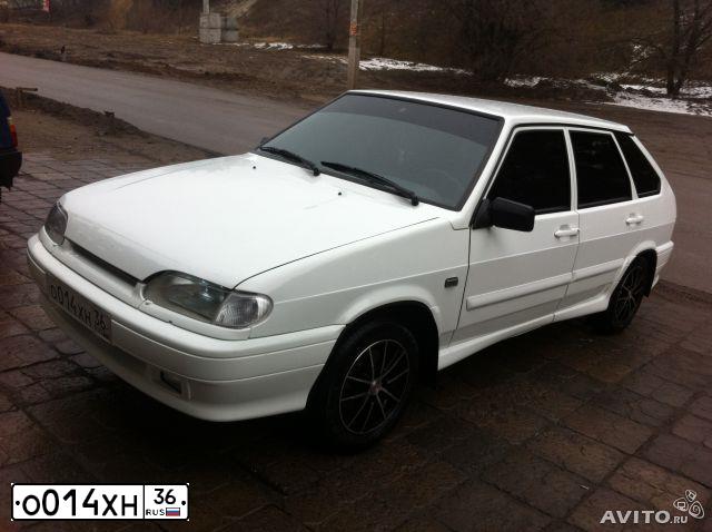 Фото автомобиля LADA 2114 SAMARA, 2013 — госномер О732ОУ48. Цвет: Белый