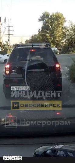 Фото автомобиля TOYOTA RAV4, 2004 — госномер Н788ХТ154. Цвет: ЧЕРНЫЙ