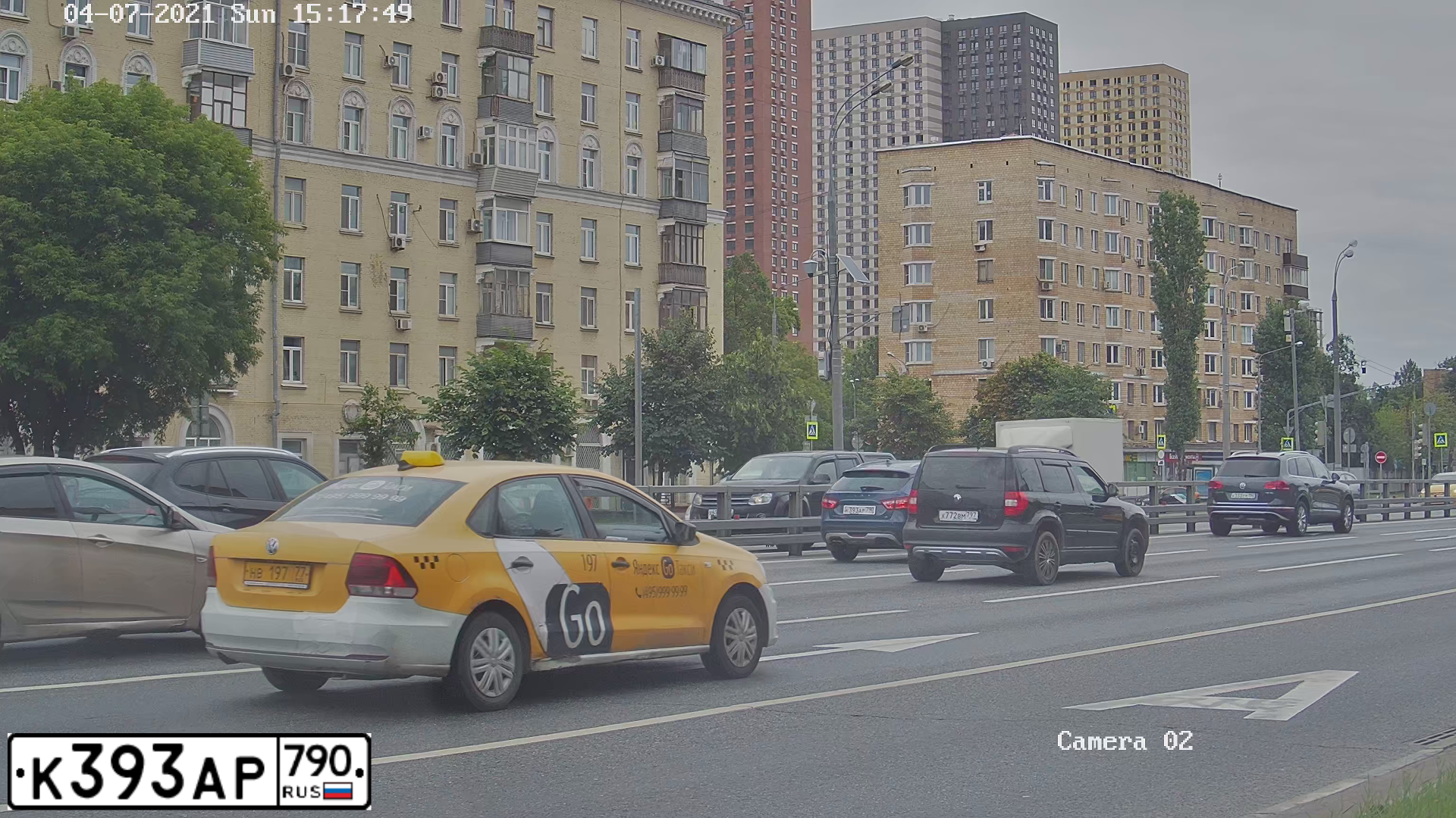 Фото автомобиля LADA VESTA, 2019 — госномер К393АР790. Цвет: синий