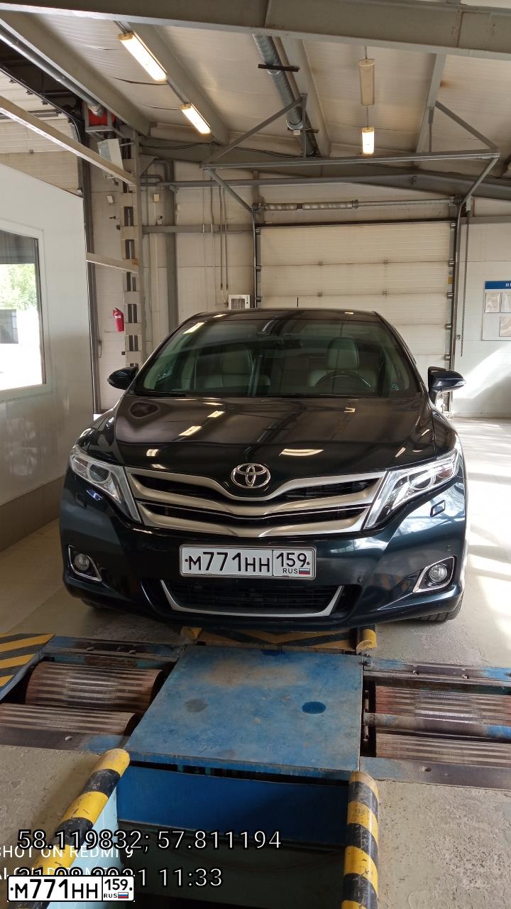 Фото автомобиля TOYOTA VENZA, 2013 — госномер С888СК59. Цвет: ТЕМНО-СЕРЫЙ