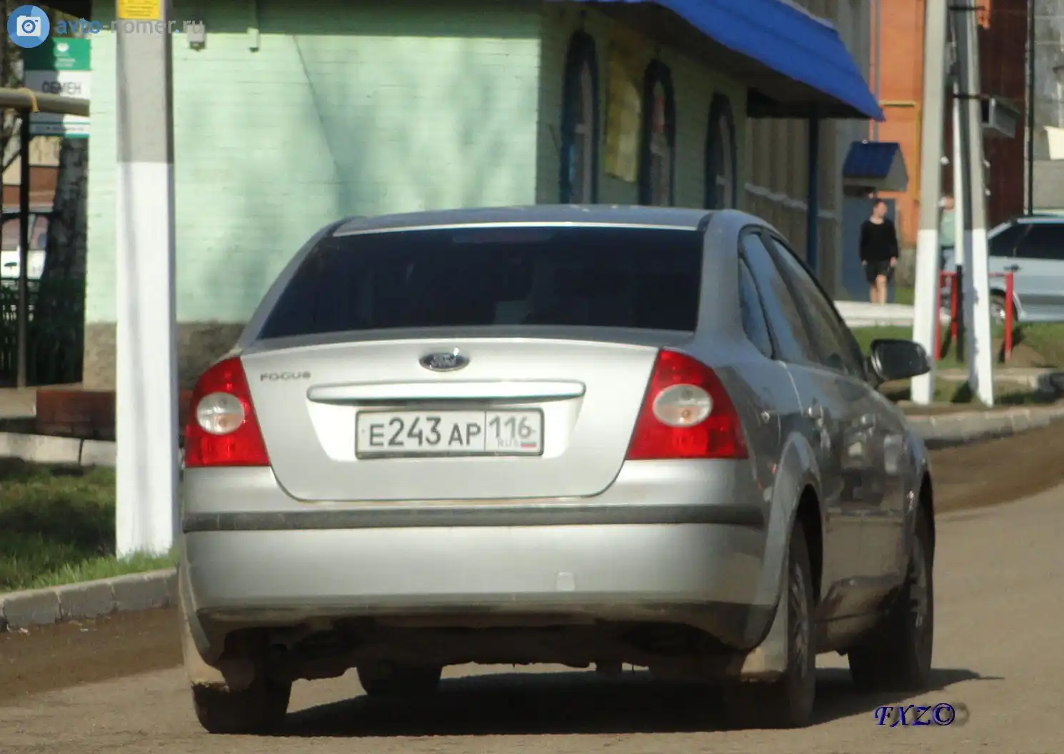 Фото автомобиля FORD FOCUS, 2007 — госномер Х435СМ102. Цвет: СЕРЕБРИСТЫЙ