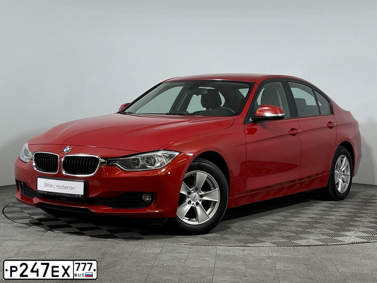 Фото автомобиля BMW SERIE 3, 2014 — госномер Е813ТА790. Цвет: Красный
