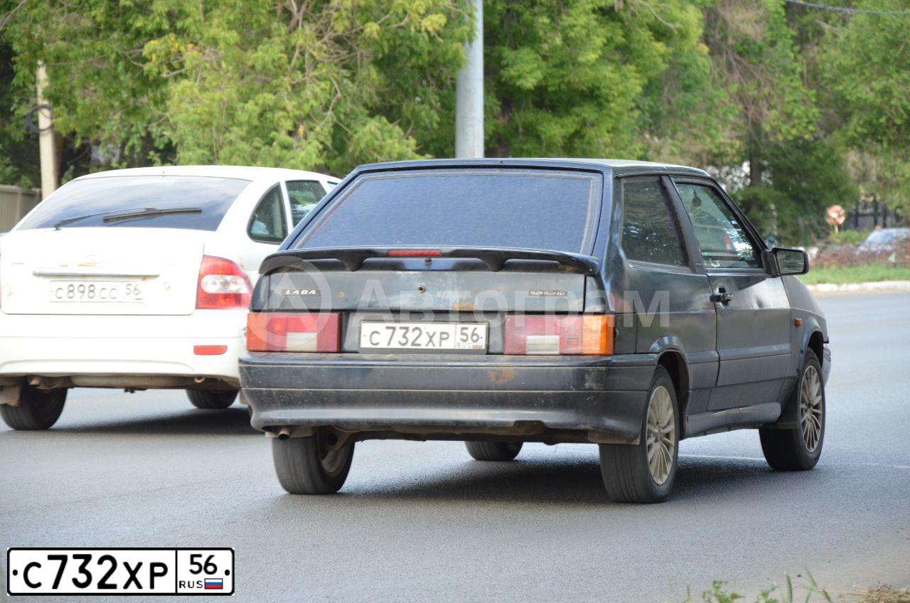 Фото автомобиля LADA 2113 SAMARA, 2007 — госномер В762ОХ156. Цвет: ГРАФИТОВЫЙ МЕТАЛЛИК