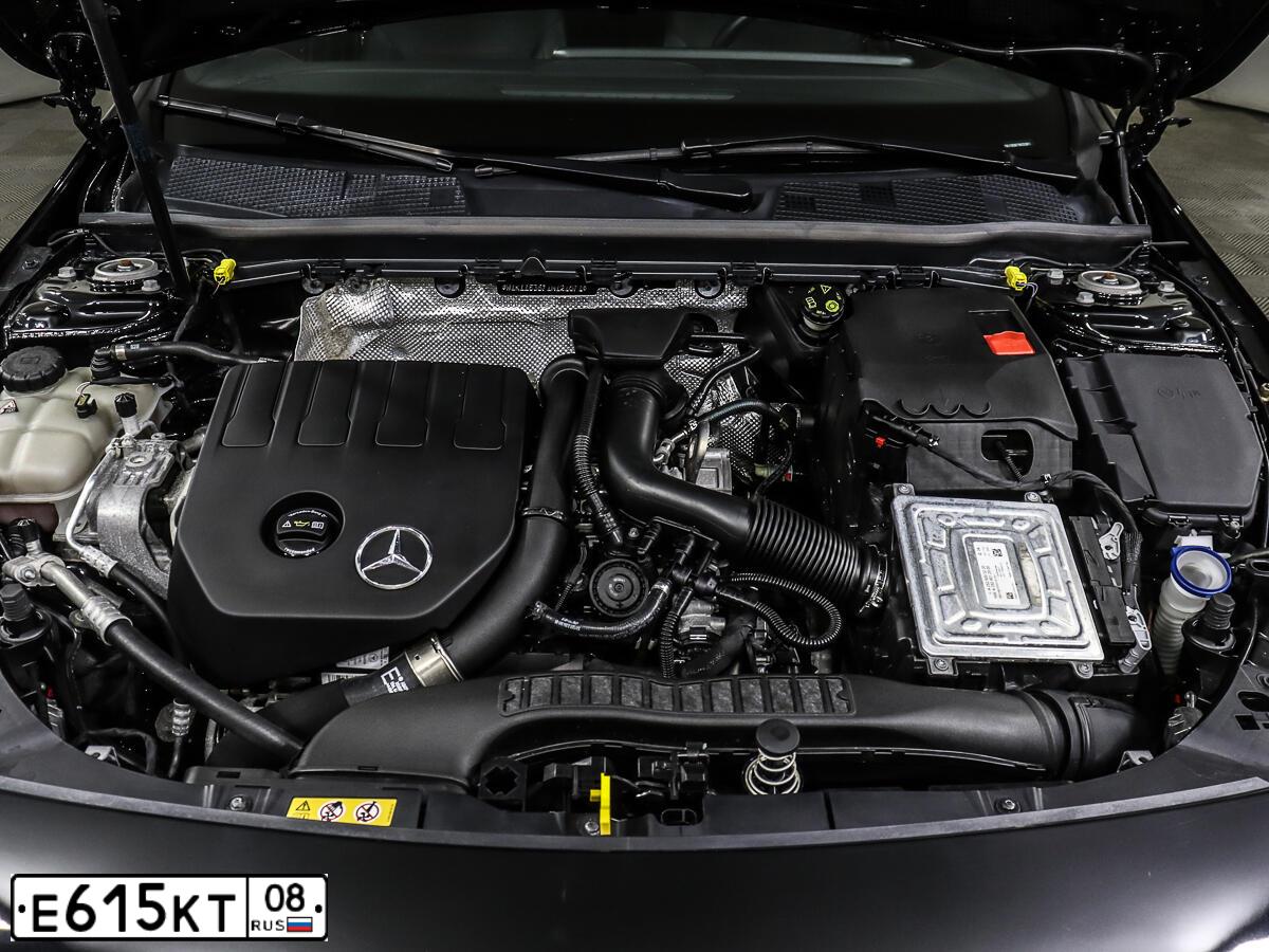Фото автомобиля MERCEDES-BENZ CLA200, 2020 — госномер Т343КО977. Цвет: ЧЕРНЫЙ