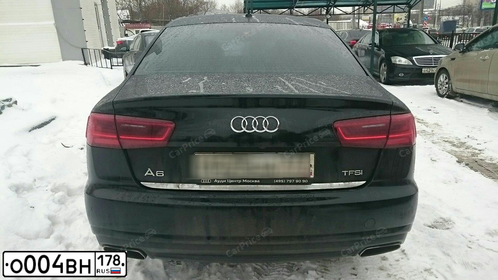 Фото автомобиля AUDI A6, 2012 — госномер Р519ОЕ790. Цвет: ЧЕРНЫЙ