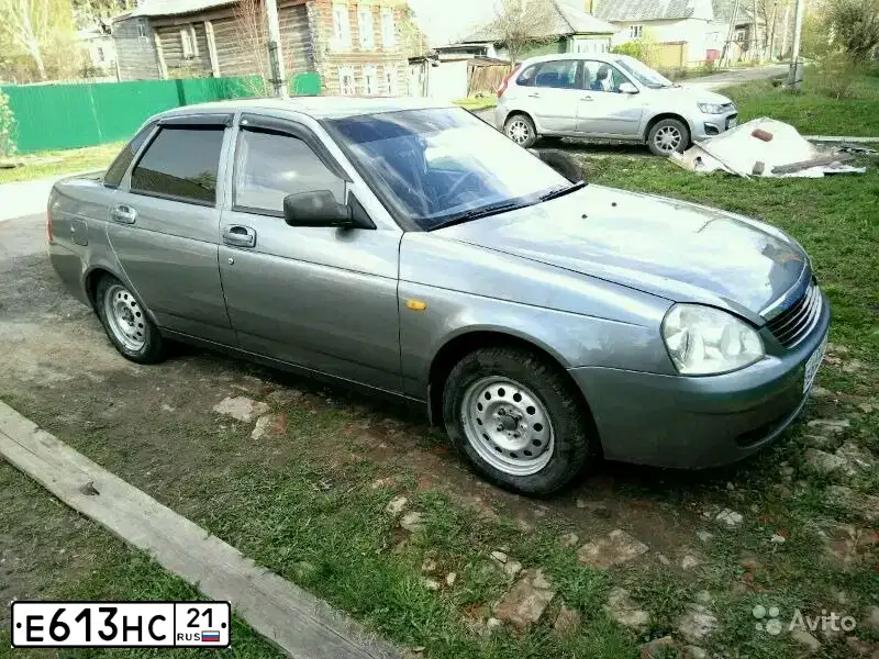 Фото автомобиля LADA 2170 PRIORA, 2007 — госномер К328СХ21. Цвет: средний серо-зеленый металлик