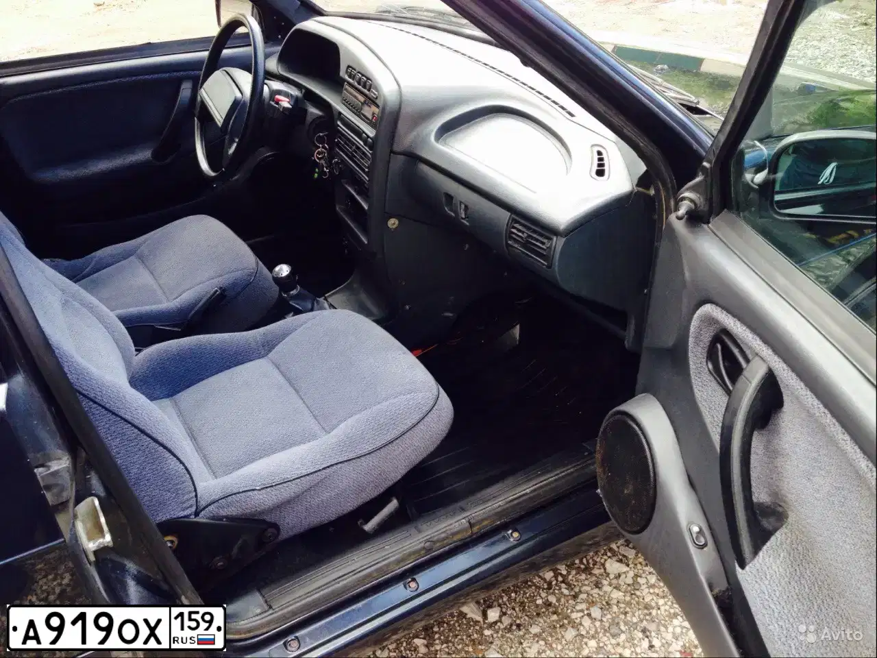Фото автомобиля LADA 2114 SAMARA, 2008 — госномер А919ОХ159. Цвет: ЧЕРНЫЙ МЕТАЛЛИК